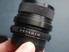 Nikon F fit Schneider Titanar 24 industrial Lens 24mm f2.8 EXAMPLES READ!