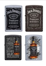 Zippo Lighter Jack Daniels Windproof Choice of 4 Designs