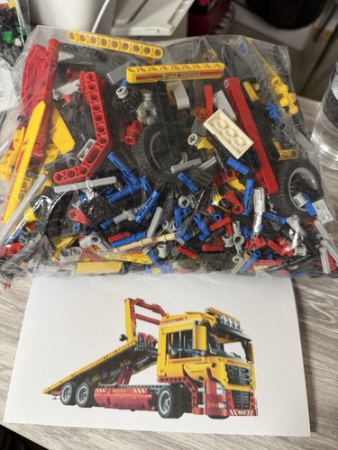 Lego technic flatbed truck - lego,