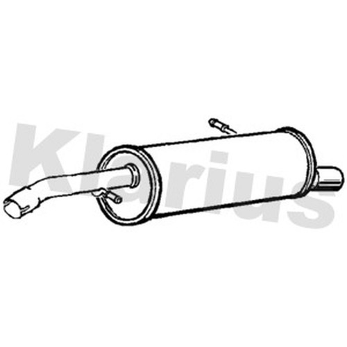 Exhaust rear back box for - back,