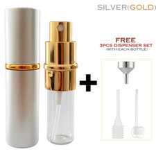 Refillable 10ml Mini spray bottle Perfume Aftershave travel Cosmetic atomiser