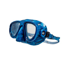 Genesis - Bold 2 Lens Low Profile Spearfishing/Dive/Snorkel Mask - Blue Camo