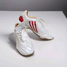 Adidas Predator Powerswerve IN White boots Cleats mens (2008) Football UK 9.5 