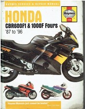 HONDA CBR600F1 CBR1000F1 (INCL HURRICANE) 1987-96 OWNER REPAIR MANUAL *HARDBACK*