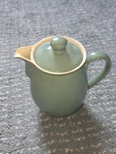 VINTAGE  DENBY  MANOR GREEN COFFEE POT