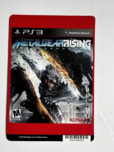 Ps3 metal gear rising - metal,