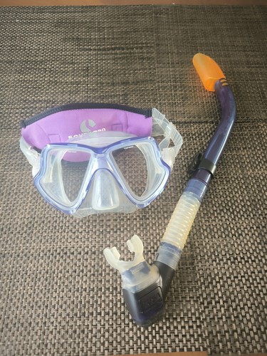 Dive mask and - mask, snorkel