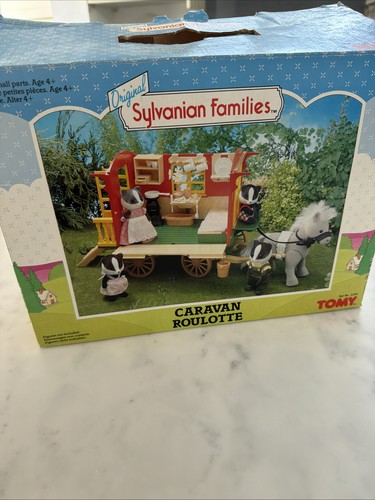 Sylvanian families caravan set - sylvanian,