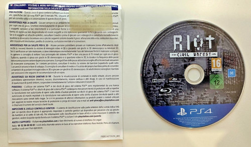 Ps4 riot civil unrest used - riot,