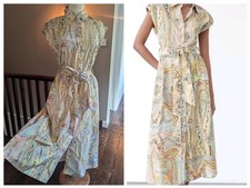 Zara cotton paisley midi - zara,
