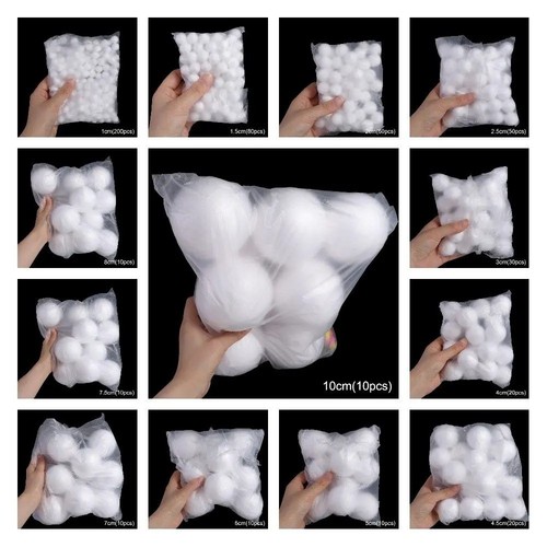 Bag round white 10cm - 1,