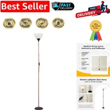 Stylish 60W Modern Uplighter Floor Lamp - Copper & Black Design, Indoor Use