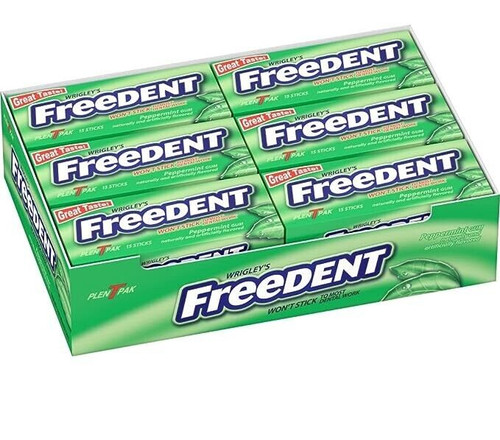 Freedent nonstick chewing gum - nonstick,