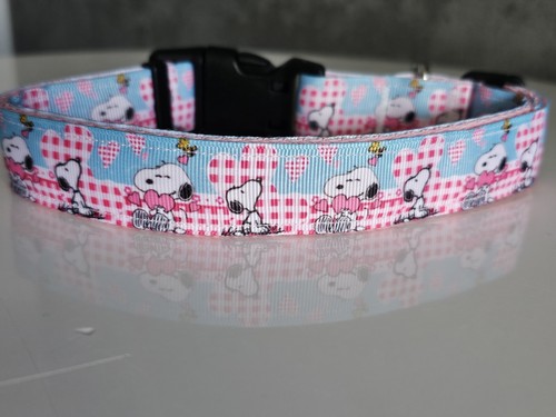 Adjustable dog collar snoopy - adjustable,