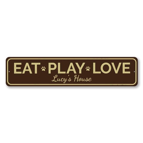 Personalized eat play - eat, love