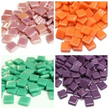 12mm Square Mosaic Tiles in a  Choice of Colours - 50g