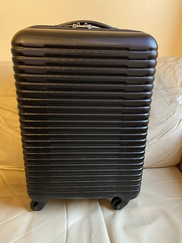 Black wheeler suitcase - 4-wheeler,