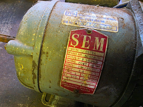 Myford single phase motor - single,