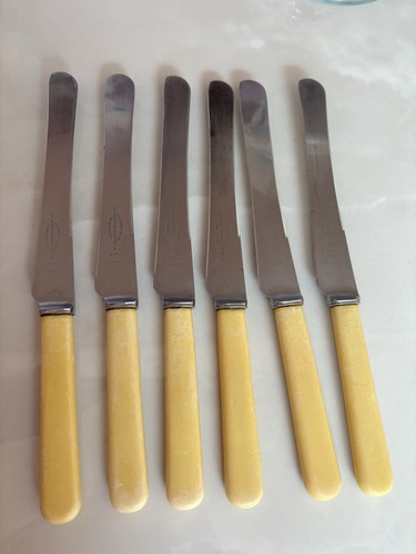 Set vintage dinner knives - 6,