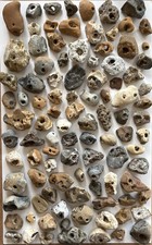 100 natural hag stones wicca - natural,