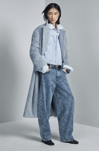 Zara straight coat with