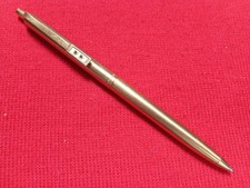Papermate Profile Ballpoint Pen. Gold Plated. PM Blue Medium Refill. Boxed. USA