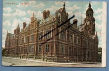 POSTCARD TOWN HALL CROYDON