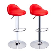 2x Bar Stools Gas Lift Swivel