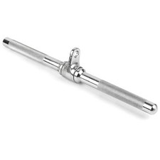 18" Lat Pulldown Bar - Heavy Duty Solid Metal, Gym Bar Cable Machine Attachment