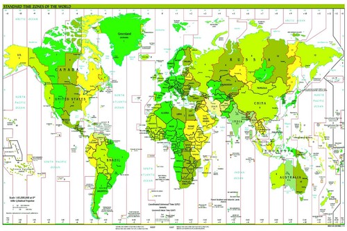 Laminated world map modern - laminated,
