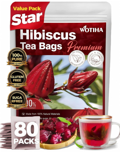 Premium hibiscus flower tea - 80,