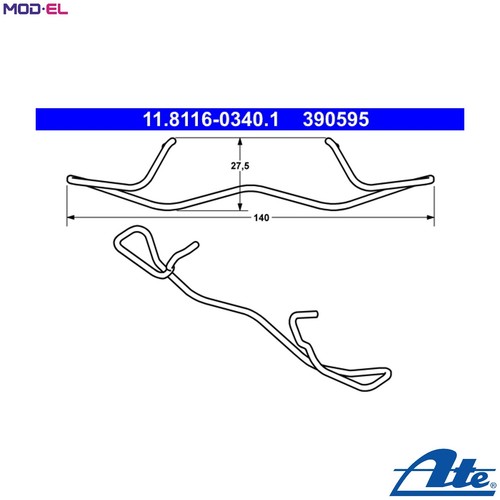 Spring brake caliper - spring,