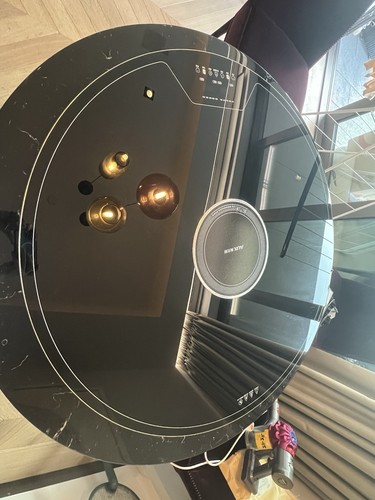 Black electric dining table - electric,
