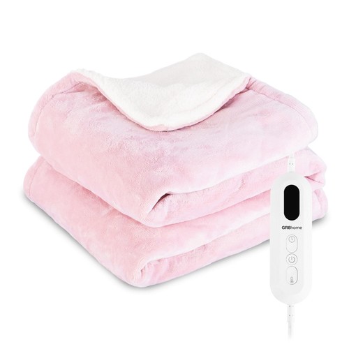 Electric heated blanket - electric, pink