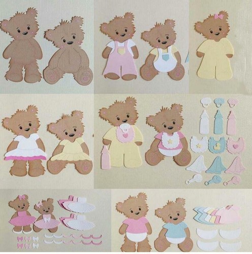 Baby bear metal cutting - baby,