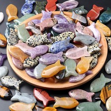 Hand Carved Crystal Fish