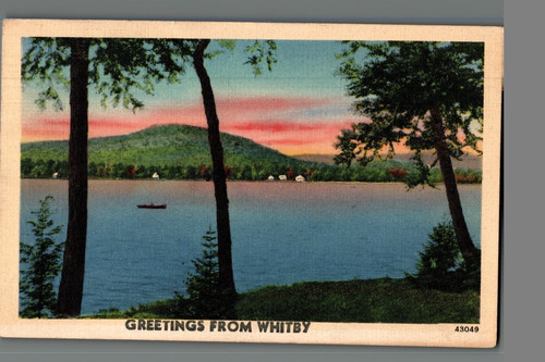 Postcard greetings from - postcard, whitby