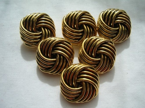Gold woven knot design - knot,