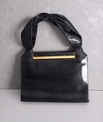 Vintage black handbag - vintage,