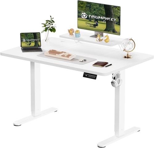 Electric standing desk - standing, with