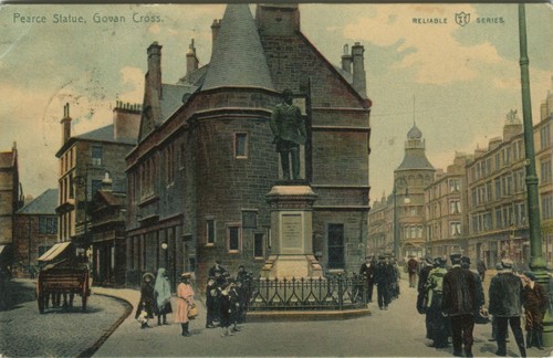 Pearce statue govan glasgow - pearce, statue,