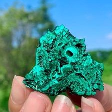 12G Natural glossy Malachite