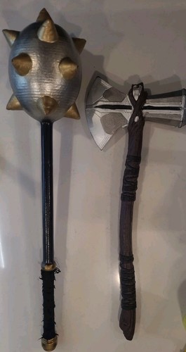 Norse axe hammer medieval - hammer,