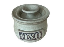 Vintage Collectible Ceramic OXO Storage Jar