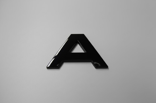 Gloss black letter range - gloss, a
