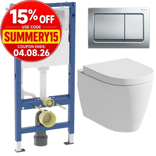 Rimless wall hung toilet - hung, pan