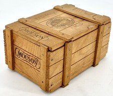 Old Vintage MOUSON - Lavender With The Mailcoach EMPTY WOODEN PERFUME BOX