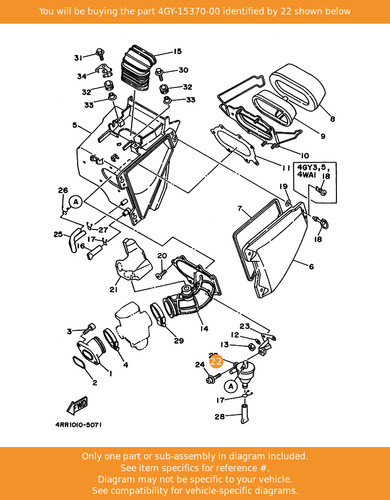 Yamaha breather assy - breather,