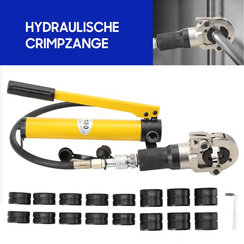 Hydraulic pipe crimper - 6t,