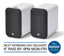 Q Acoustics M20 Bluetooth Wireless Speaker System Pair 130W - White OPEN BOX